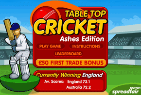 tabletop cricket game