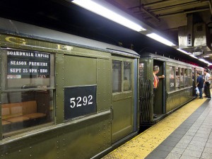 Boardwalk Empire Vintage NYC Subway Train Promo