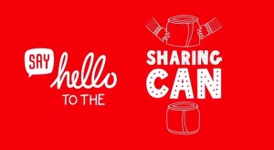 Coca cola sharing can